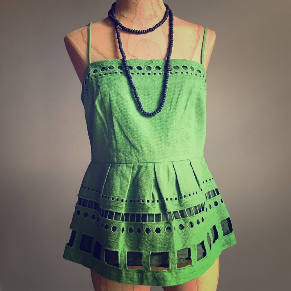 Anthropologie Maeve Eyelet tank